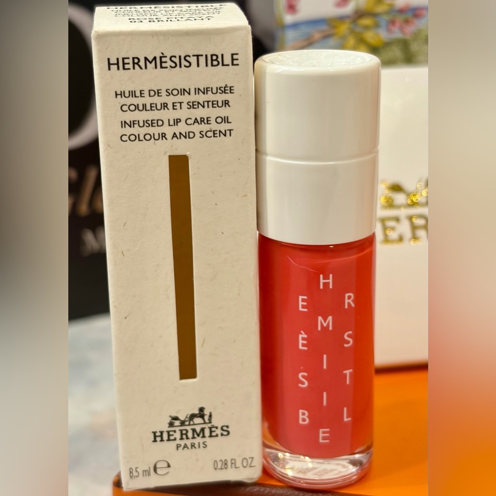 🧡NWT HERMÈS Accs. Travel Size Fragrances/Lipstick/Birkin Pop Socket/Mirror 🧡 - Picture 3 of 12